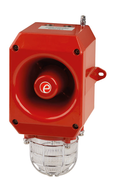 D2xC1 Alarm Horn Sounder/Strobe 5 & 10 joule 24VDC - Hazardous location Class 1 Div 2 - 64 tones available for 4 outputs