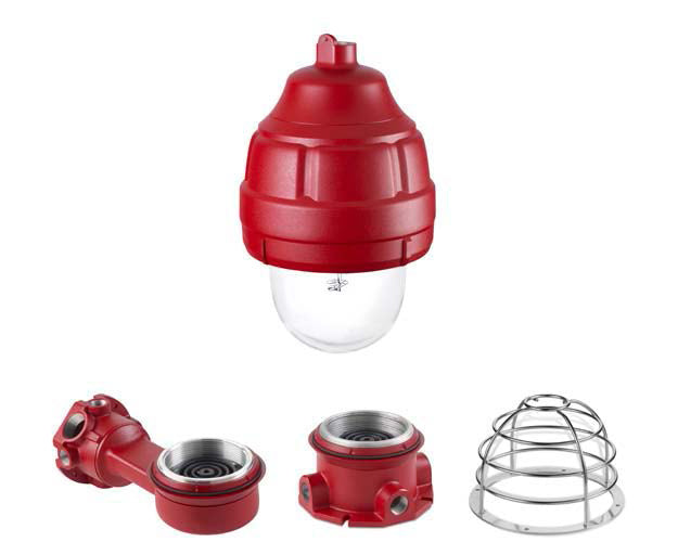 Model FSEX-HI-MOD Explosion Proof Synchronized Fire Alarm strobe light 150cd UL1971 - 24VDC, 3A surge current