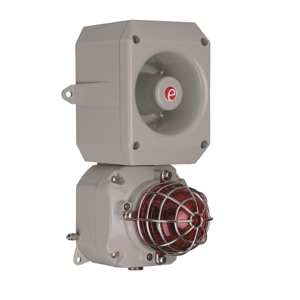 D2xC2X10 Haz Loc UL464 Alarm Horn & UL1638 10 Joule Xenon Strobe