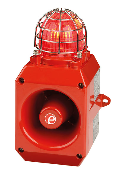 D2xC1 Alarm Horn Sounder/Strobe 5 & 10 joule 24VDC - Hazardous location Class 1 Div 2 - 64 tones available for 4 outputs