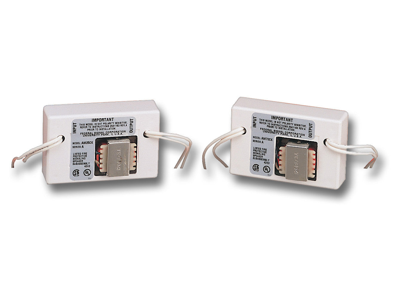 Federal Signal: AM70CK / AM25CK SelecTone® Connector Cards