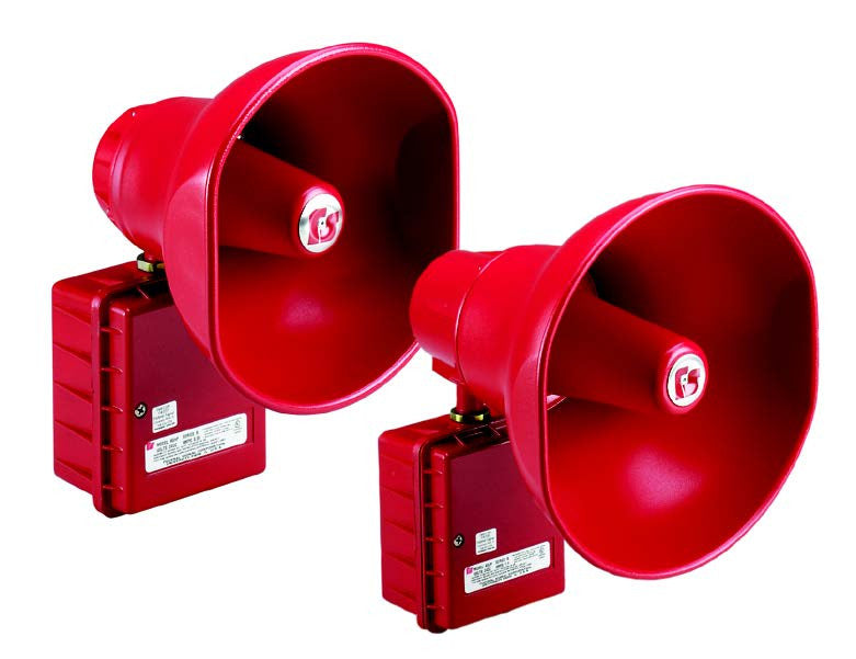 AM300-R, AM302-R, 15 &30 watt weatherproof multi-tap Fire Alarm Speakers
