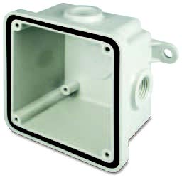 Box, weatherproof, gray Part # WB - WB-NM weatherproof Non metallic